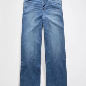 AE Dreamy Drape Stretch Super High-Waisted Baggy Wide-Leg Jean